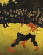 Paul Serusier Breton Wrestling Germany oil painting artist